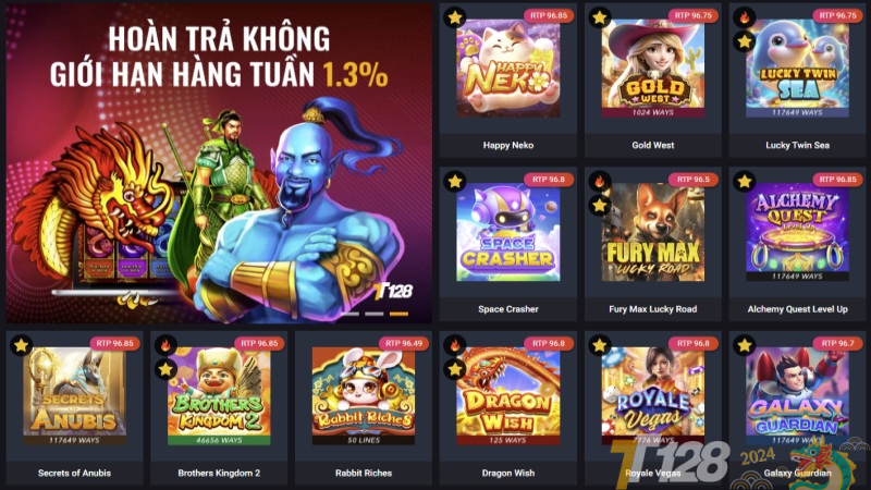 Kho game nổ hũ được ưa chuộng